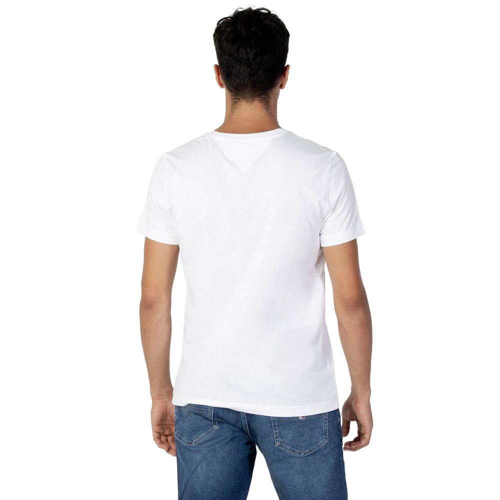 T-shirt blanc en coton Tommy Hilfiger Jeans