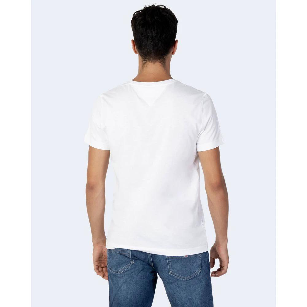 T-shirt blanc en coton Tommy Hilfiger Jeans