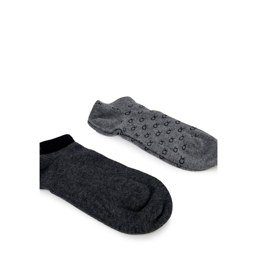 Chaussettes grises en élasthanne Calvin Klein