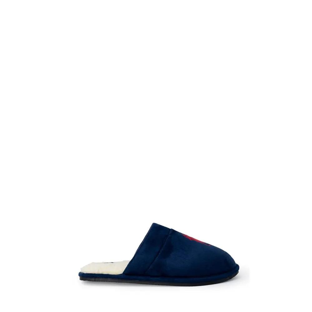 Pantoufles bleues en polyester Ralph Lauren