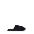 Pantoufles Ralph Lauren noires en polyester