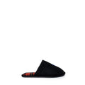 Pantoufles Ralph Lauren noires en polyester