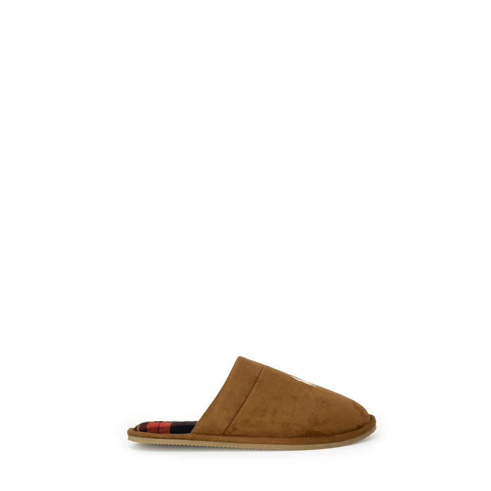 Pantoufles Ralph Lauren beiges en polyester