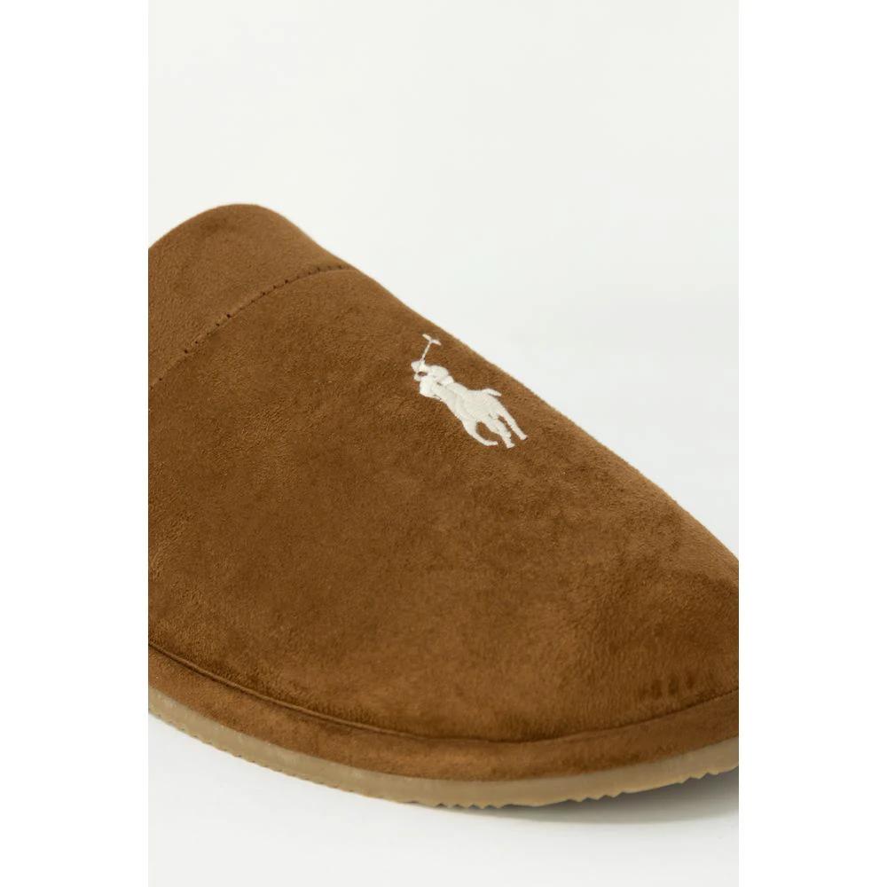 Pantoufles Ralph Lauren beiges en polyester