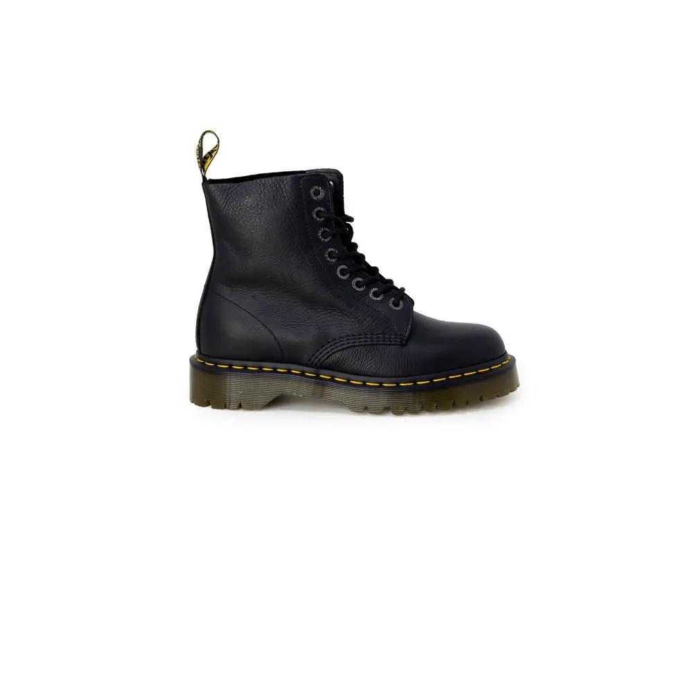Bottes Dr. Martens en cuir noir à lacets