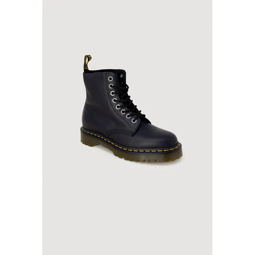 Bottes Dr. Martens en cuir noir à lacets