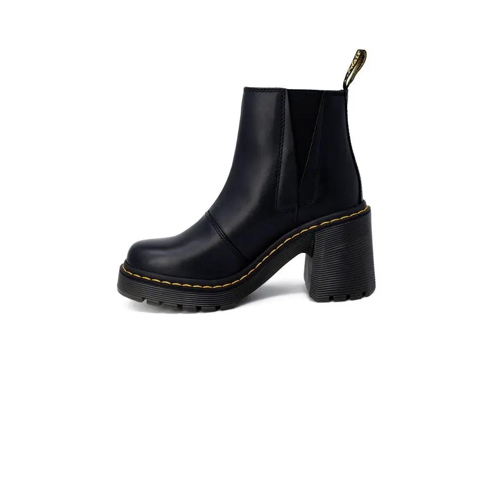Escarpins à talons hauts en cuir noir Dr. Martens
