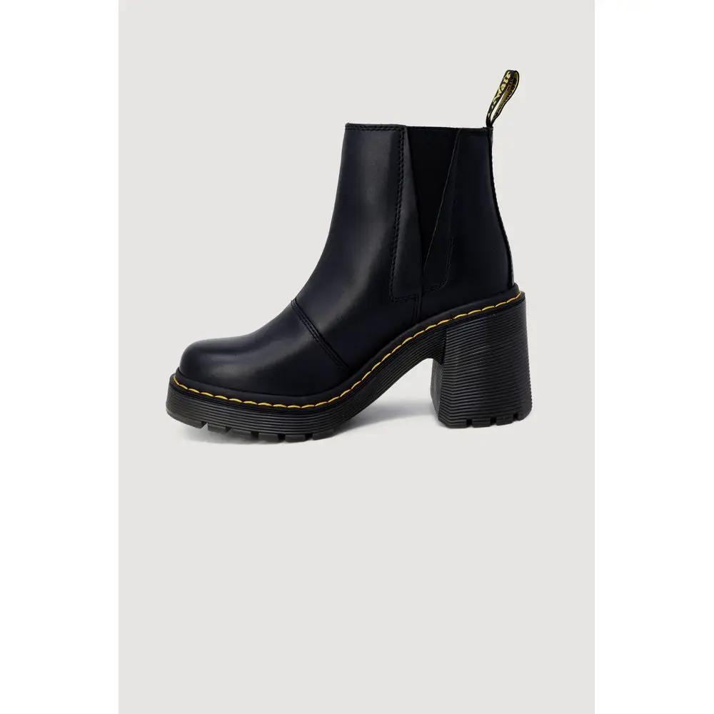Escarpins à talons hauts en cuir noir Dr. Martens