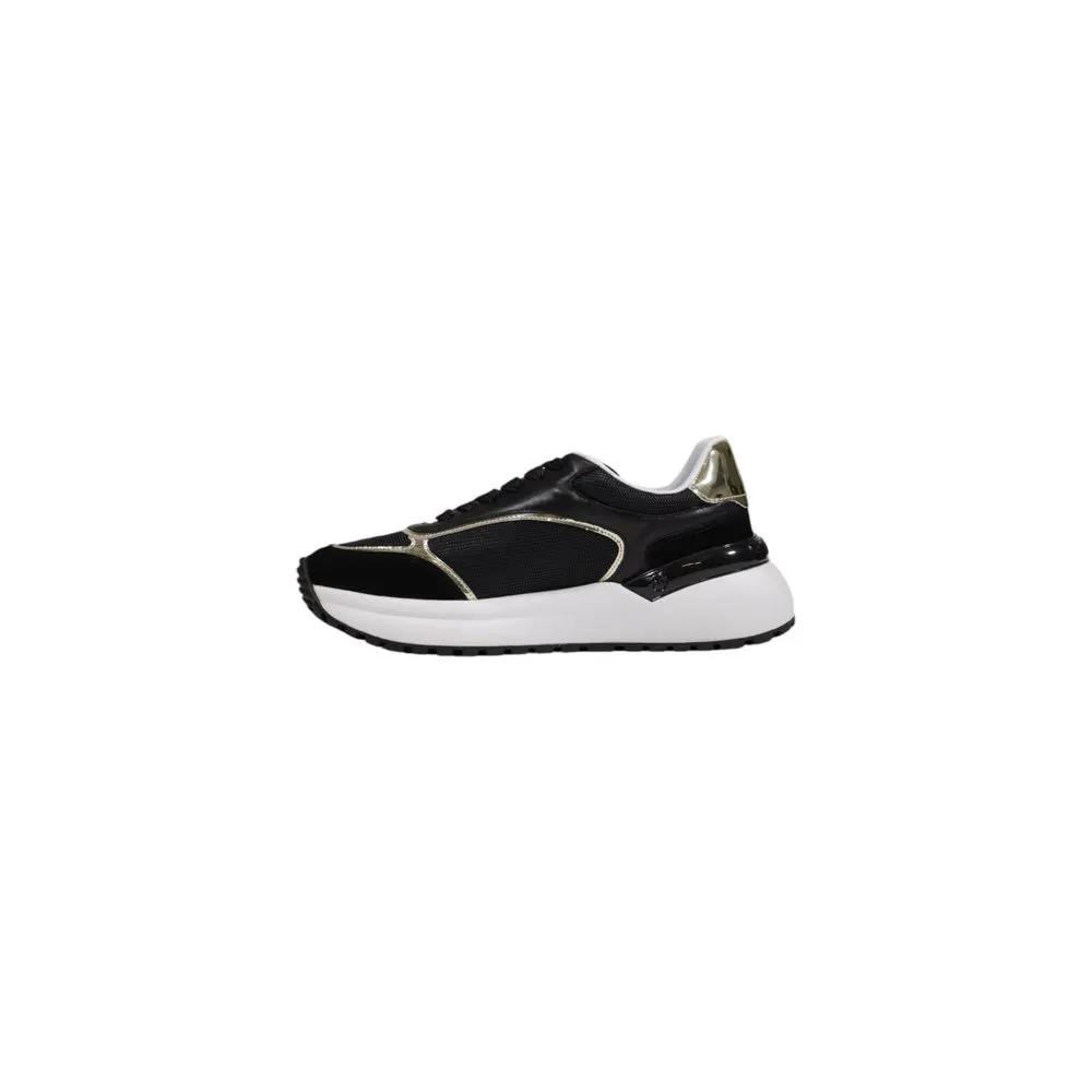 Baskets basses PINKO en cuir noir