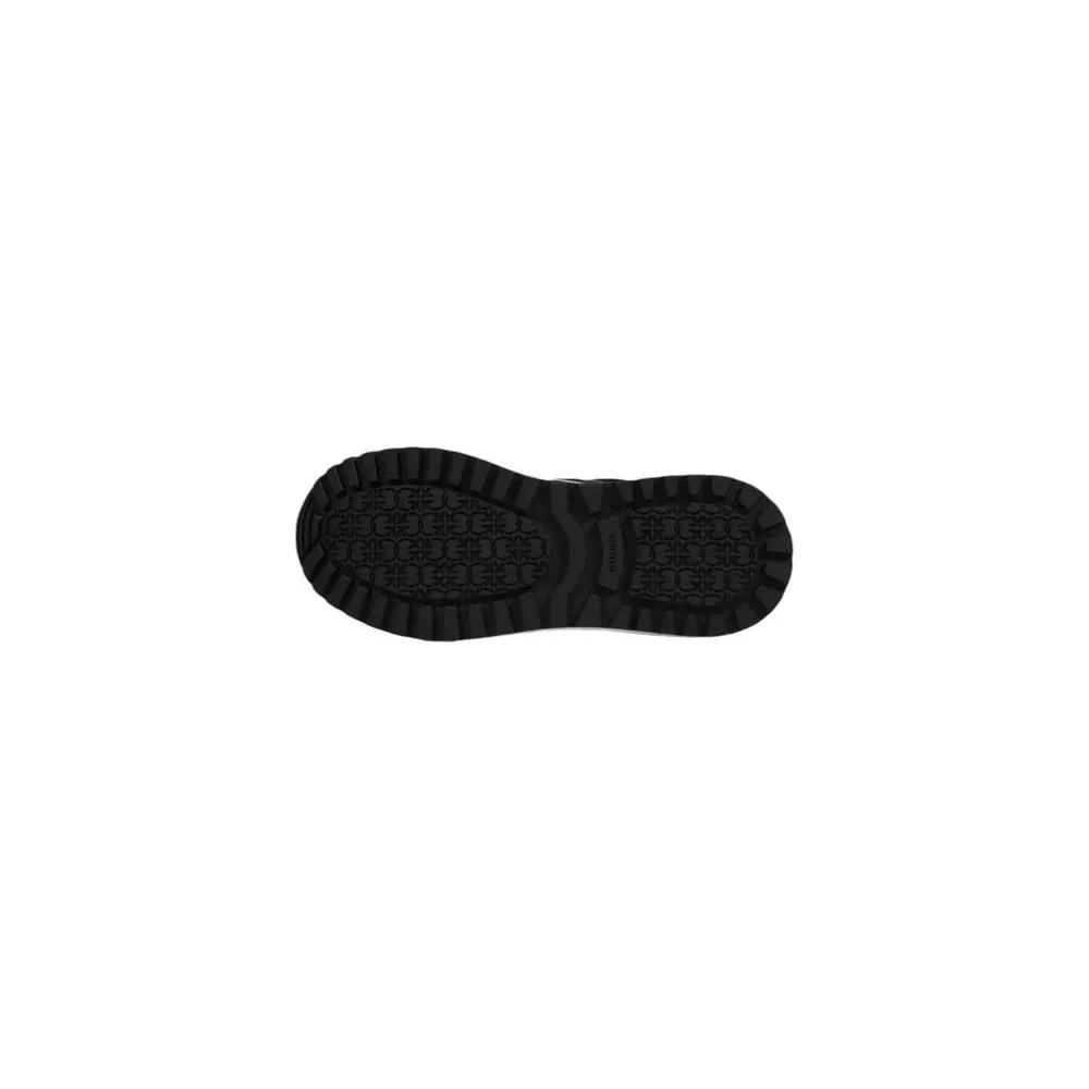 Baskets basses PINKO en cuir noir