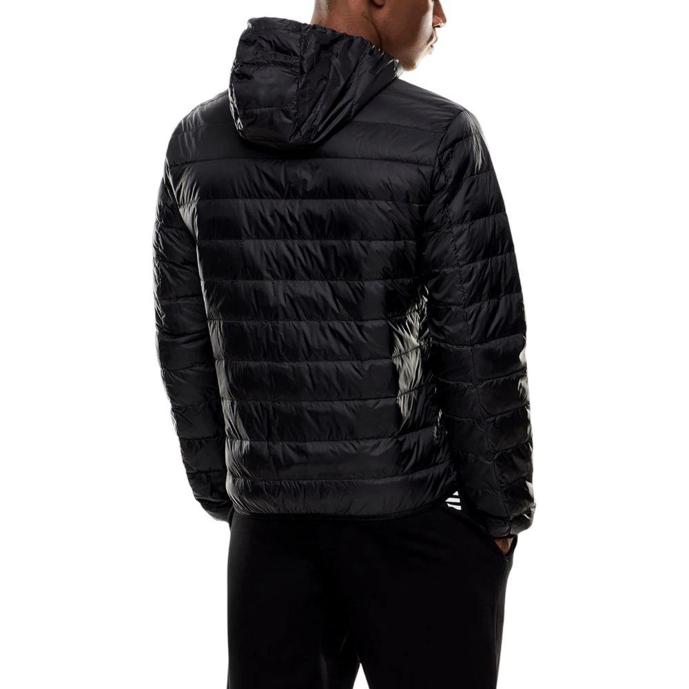 Veste longue bicolore en polyamide EA7 Emporio Armani