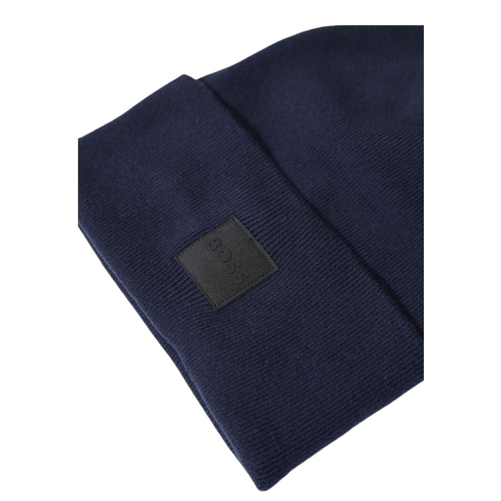 Casquette Hugo Boss en coton bleu (casquette de baseball)