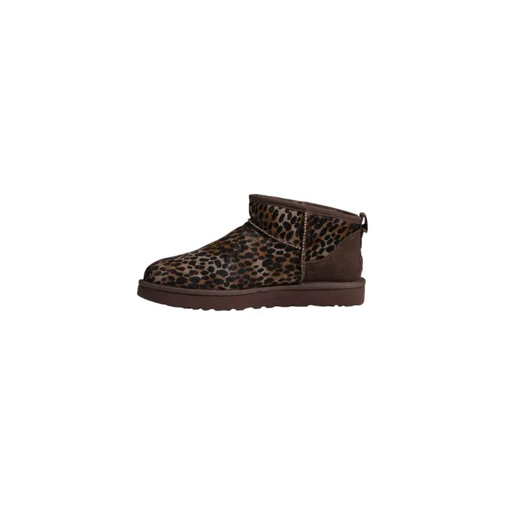 UGG Brown Suede Leather Ankle Boots