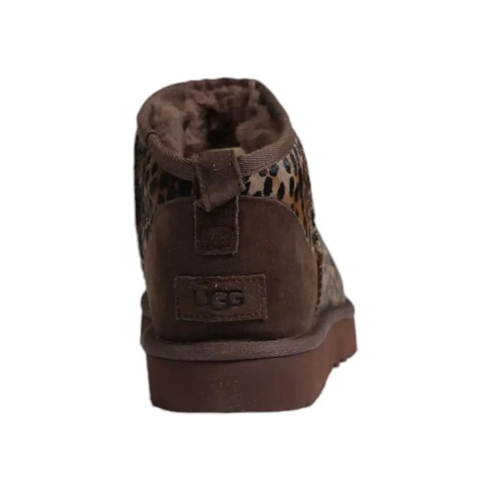 UGG Brown Suede Leather Ankle Boots