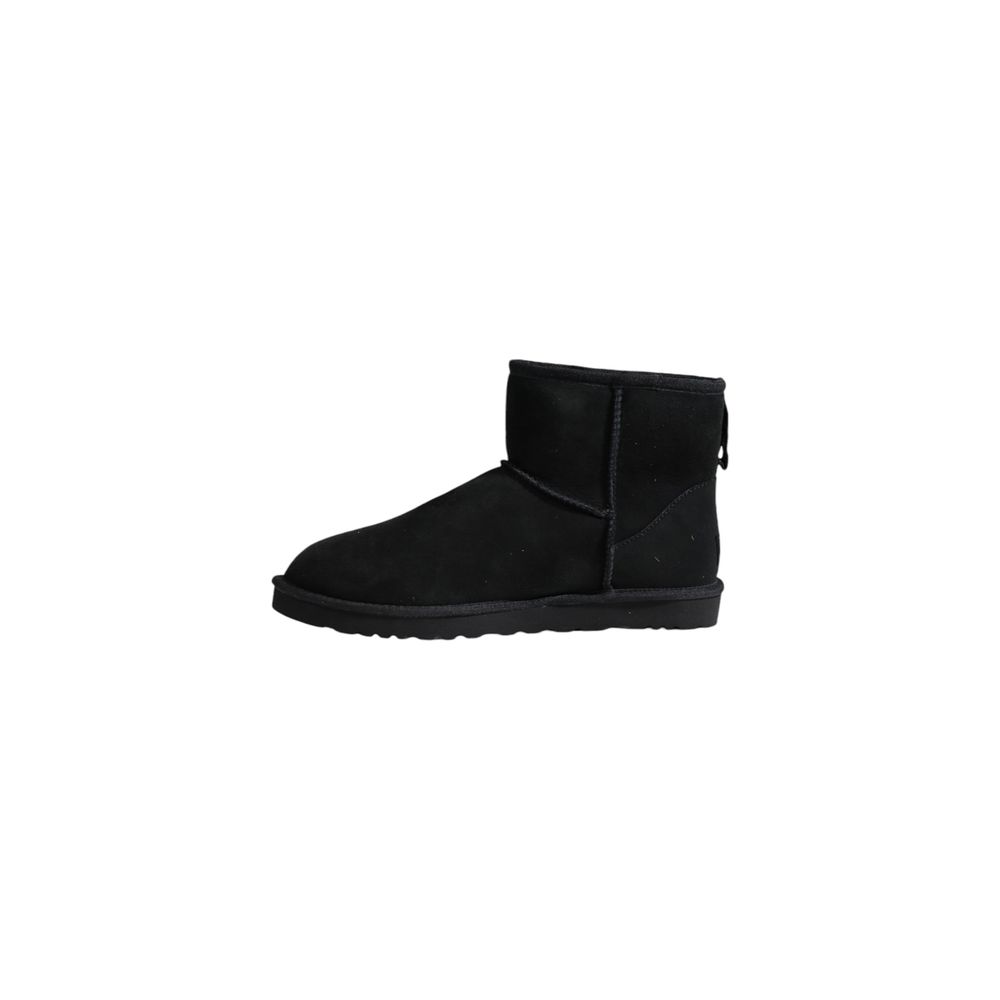 UGG Black Suede Leather Ankle Boots