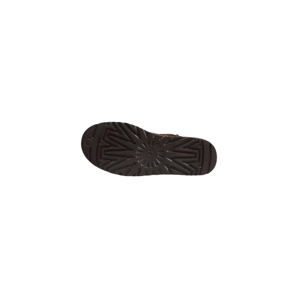 UGG Brown Suede Leather Ankle Boots