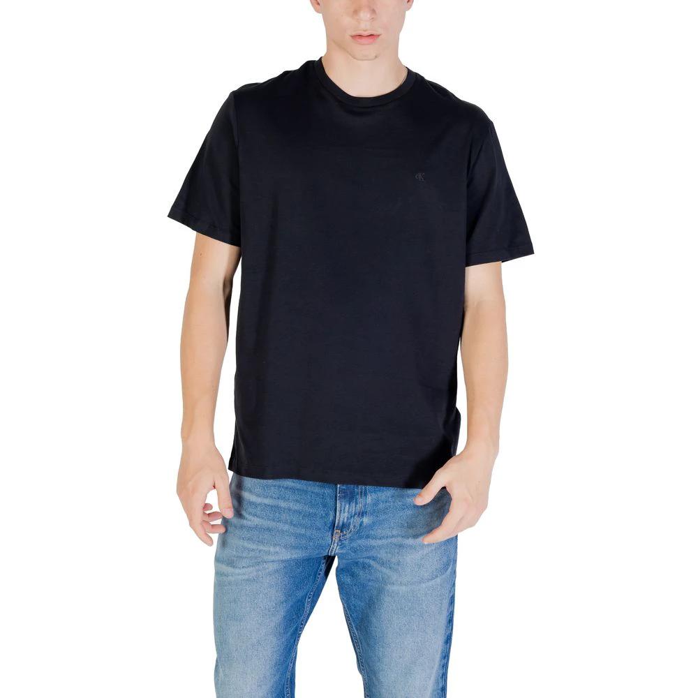 T-shirt gris en coton Calvin Klein Jeans