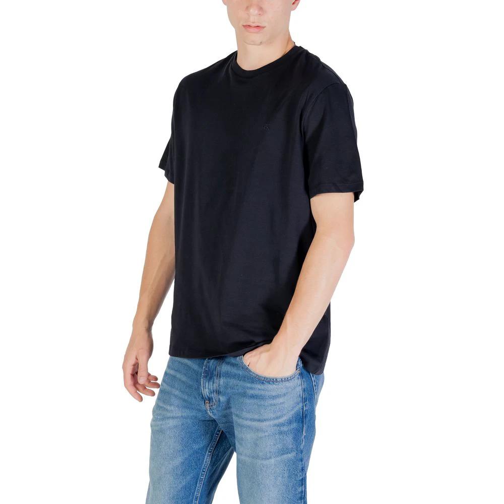 T-shirt gris en coton Calvin Klein Jeans
