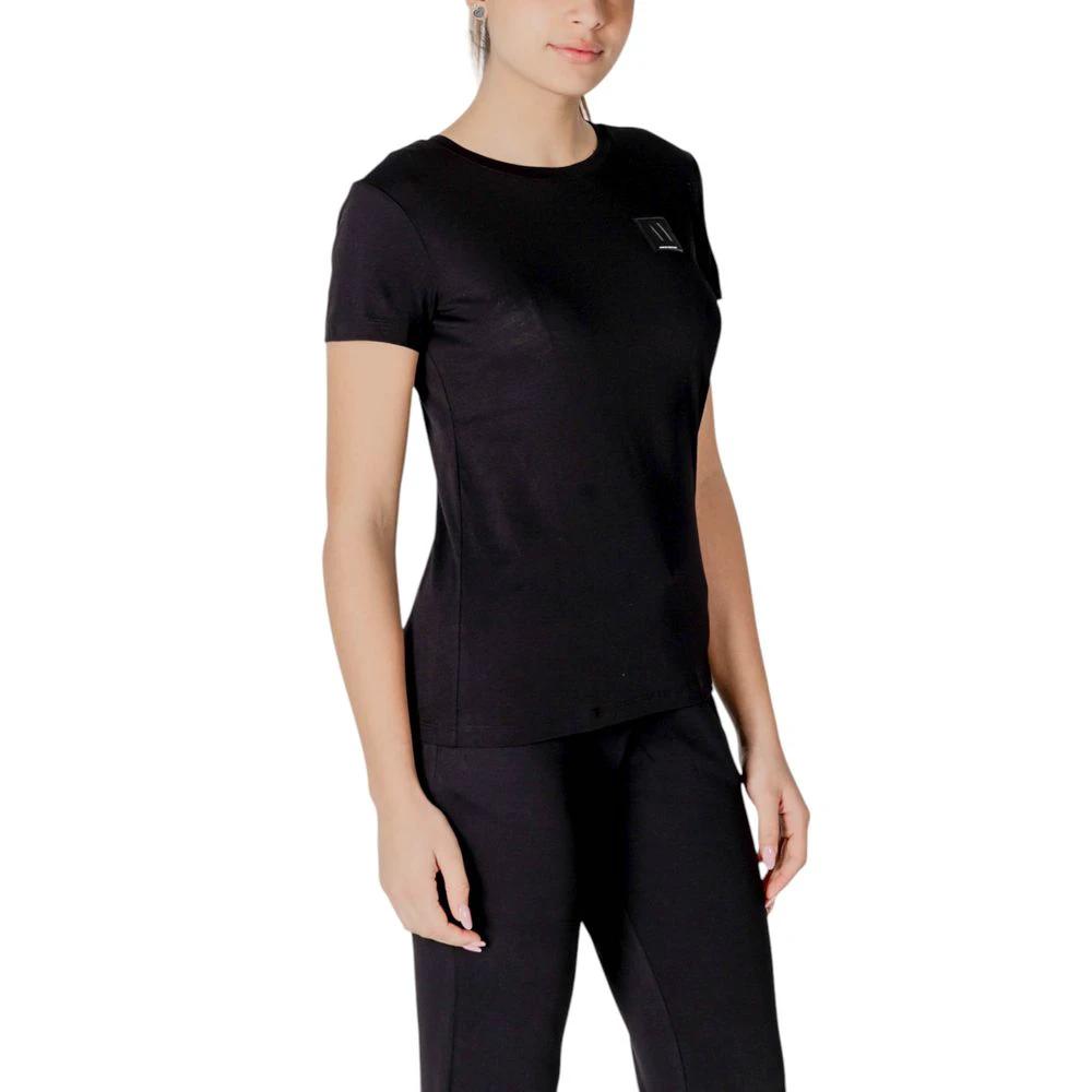 T-shirt en coton noir Armani Exchange