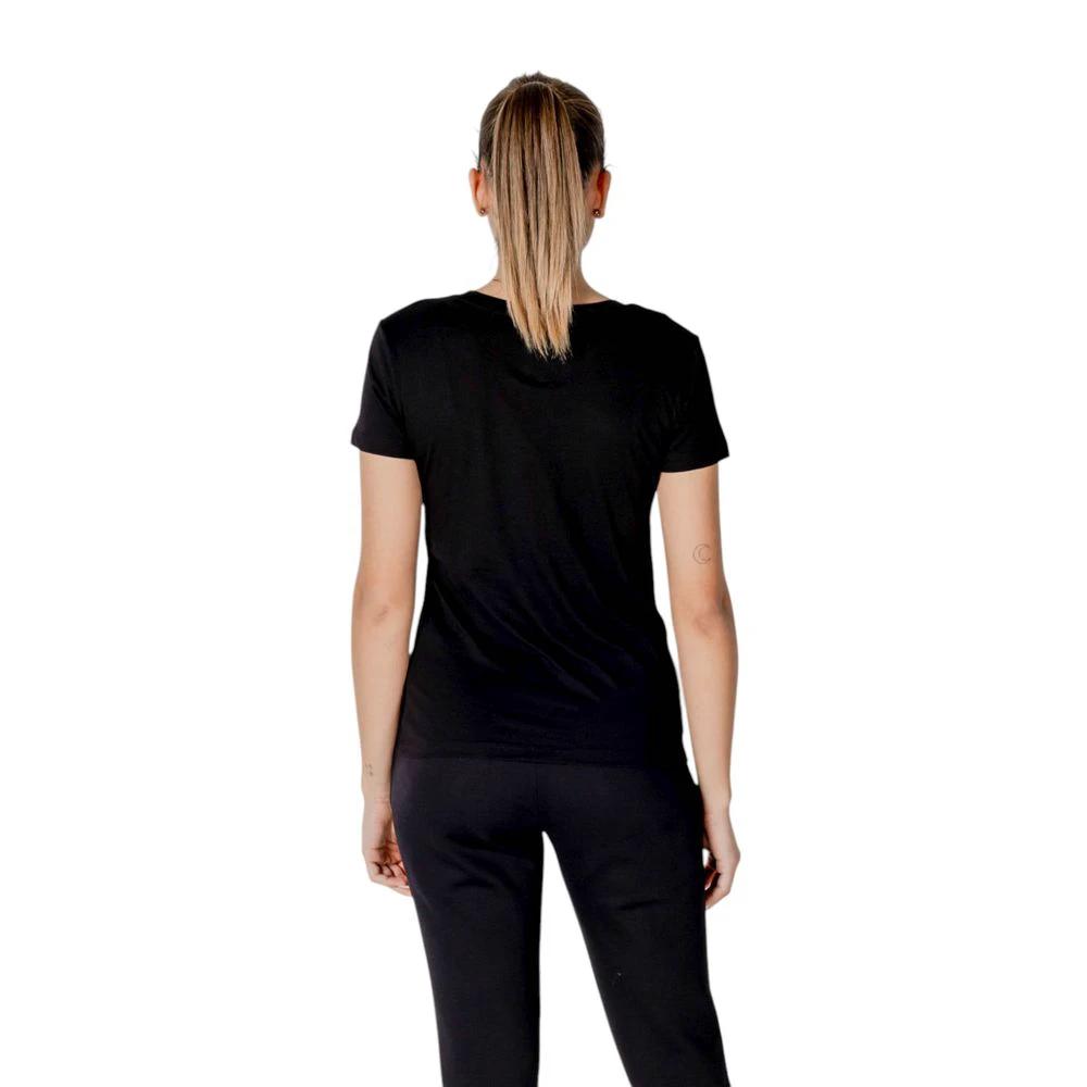 T-shirt en coton noir Armani Exchange