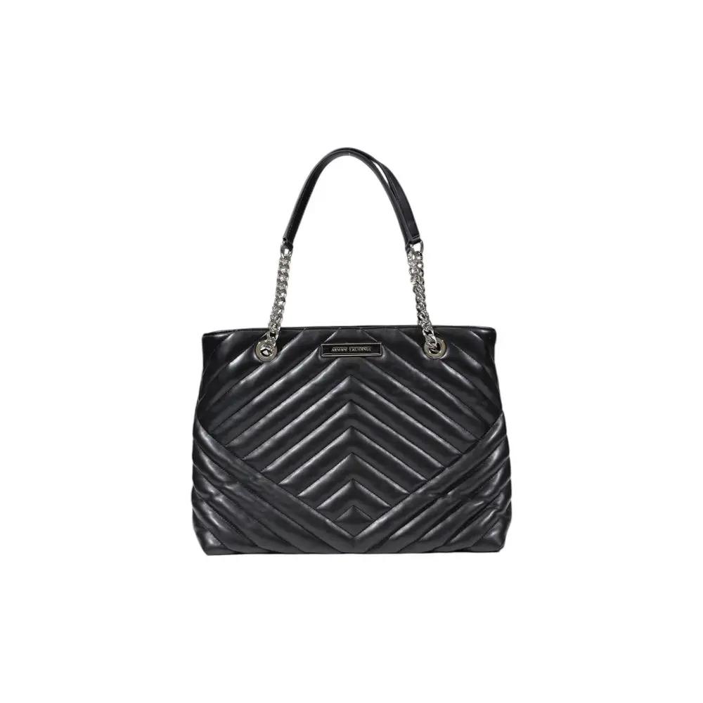 Sac à main Armani Exchange en polyester noir