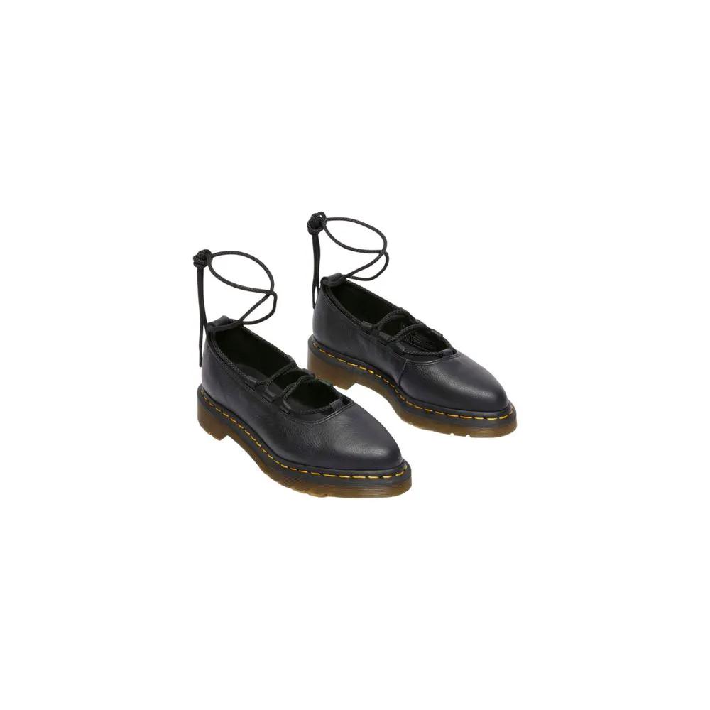 Escarpins à plateforme en cuir noir Dr. Martens