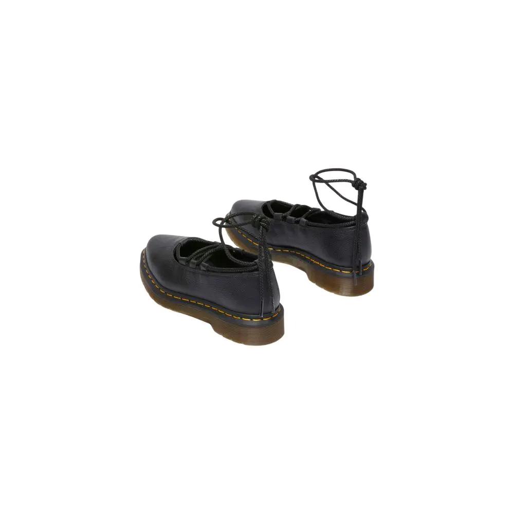 Escarpins à plateforme en cuir noir Dr. Martens