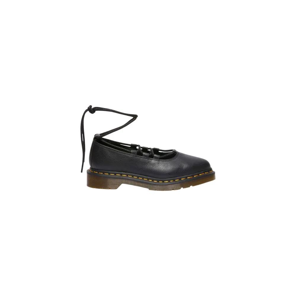 Escarpins à plateforme en cuir noir Dr. Martens