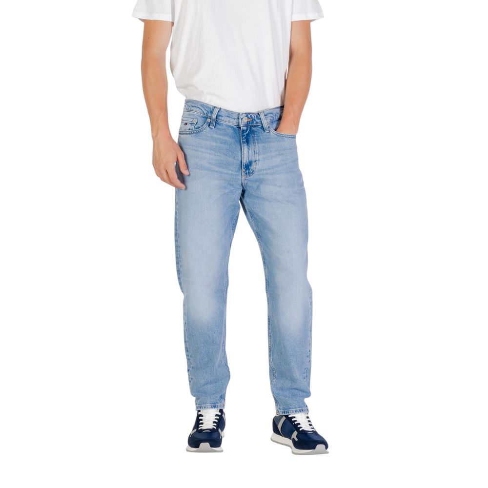 Jean Tommy Hilfiger bleu clair en coton recyclé, coupe slim