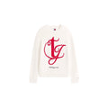 Sweat-shirt Tommy Hilfiger Jeans crème en coton recyclé