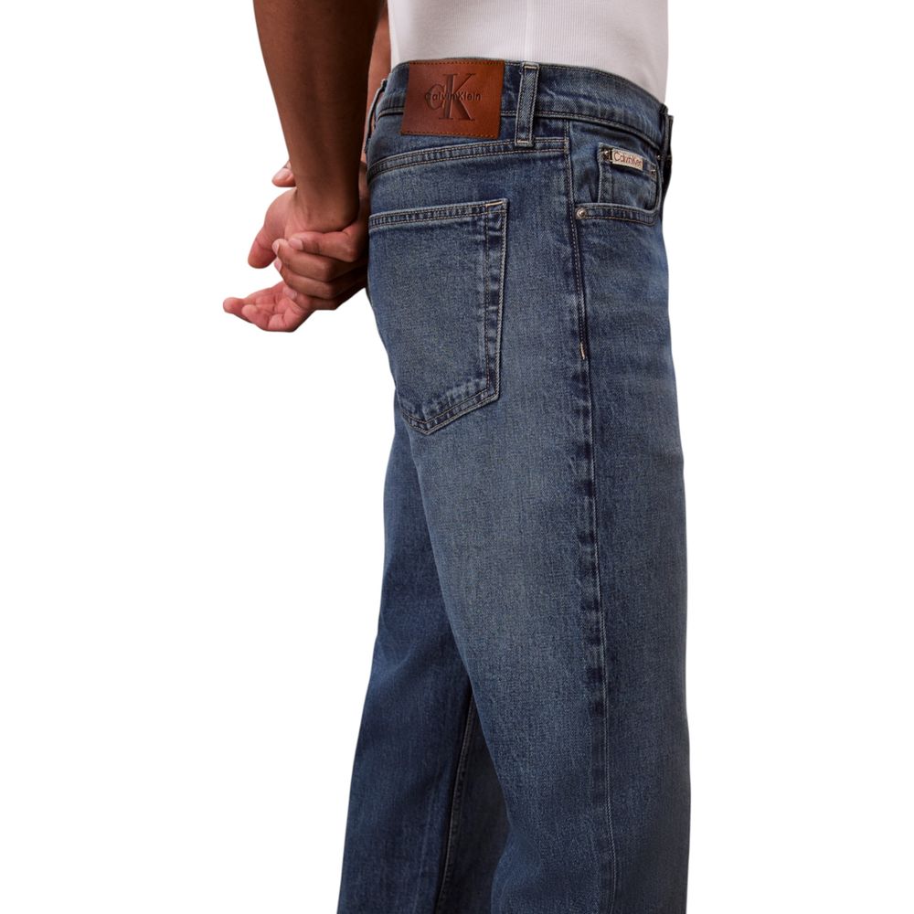 Jean Calvin Klein Jeans bleu en coton coupe décontractée