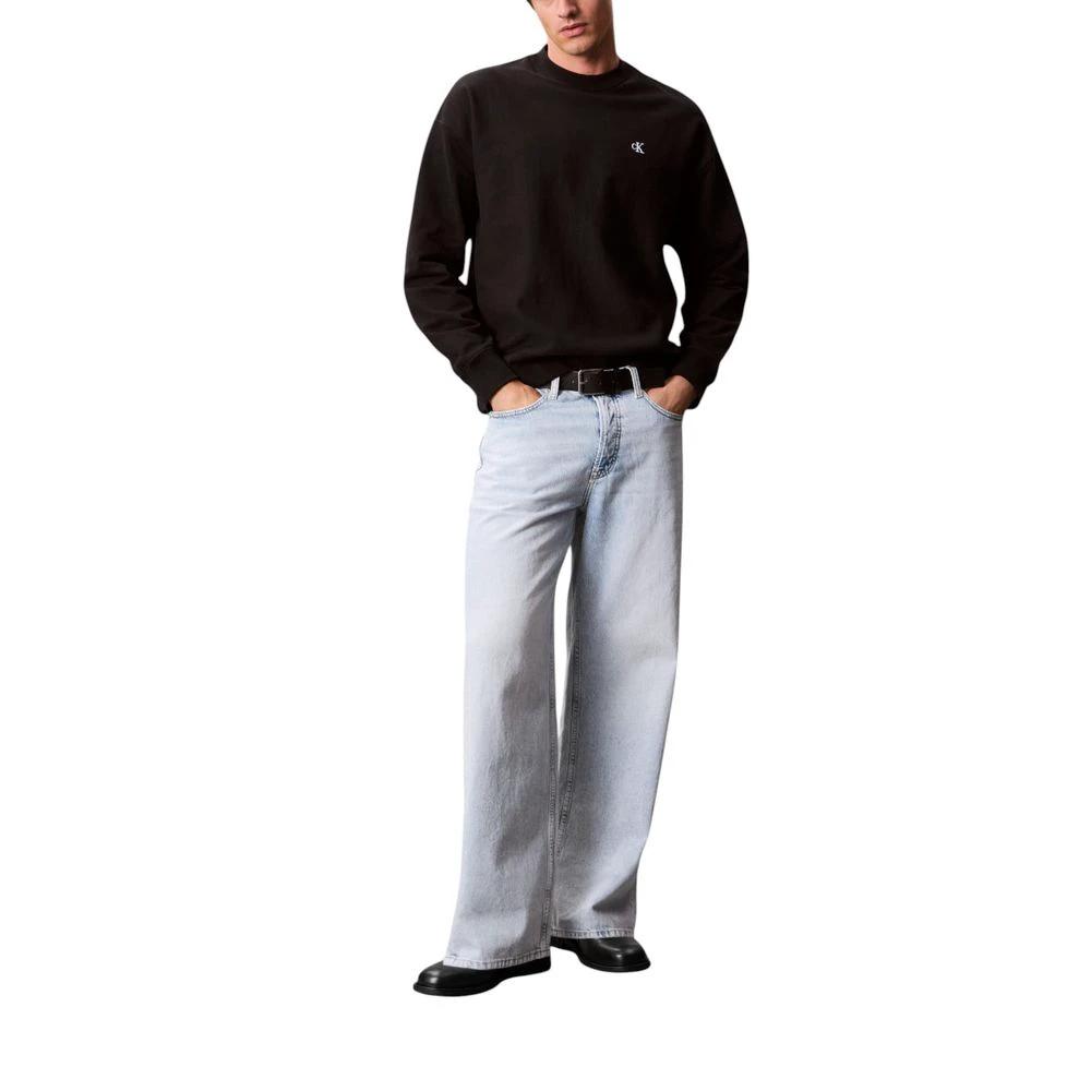 Sweat-shirt noir en coton Calvin Klein Jeans
