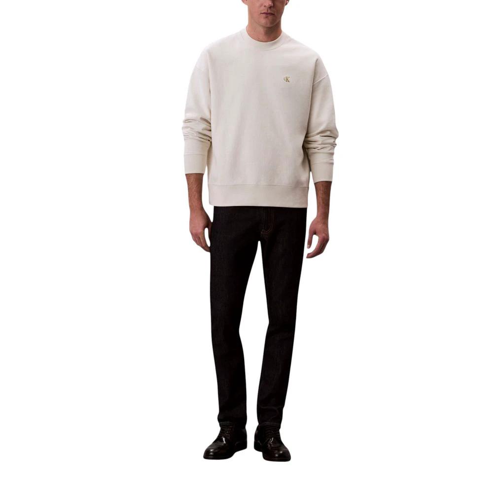 Sweat-shirt blanc en coton Calvin Klein Jeans