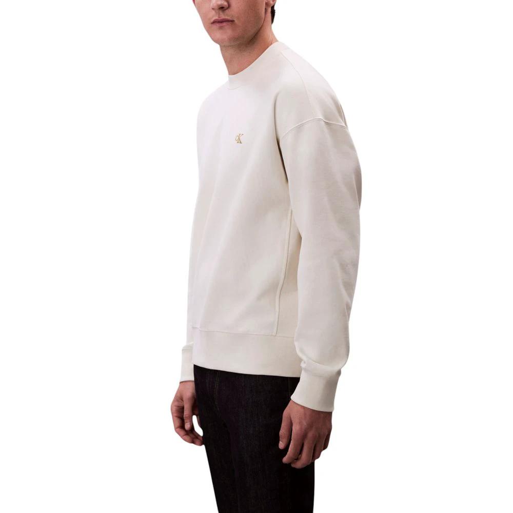 Sweat-shirt blanc en coton Calvin Klein Jeans