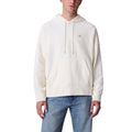 Sweat à capuche blanc en coton Calvin Klein Jeans