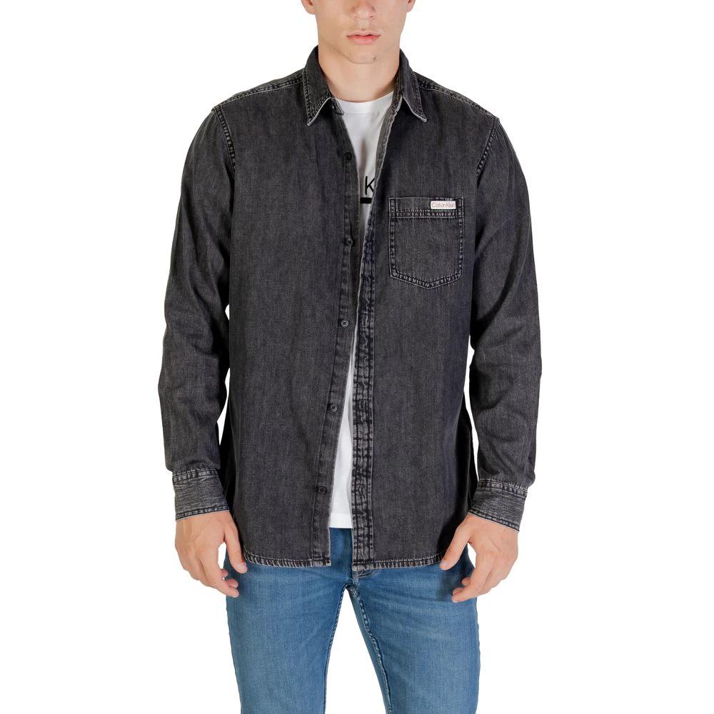 Chemise en jean noir Calvin Klein Jeans