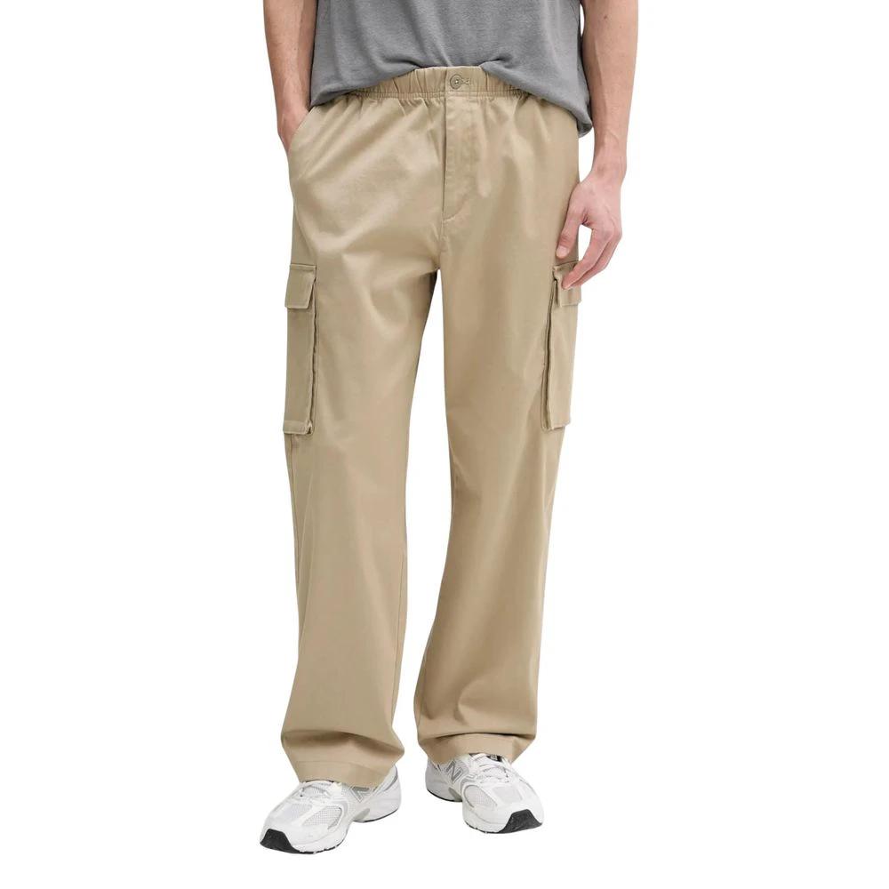 Pantalon cargo beige en coton Calvin Klein Jeans