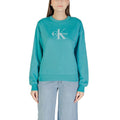 Sweat-shirt bleu en coton Calvin Klein Jeans