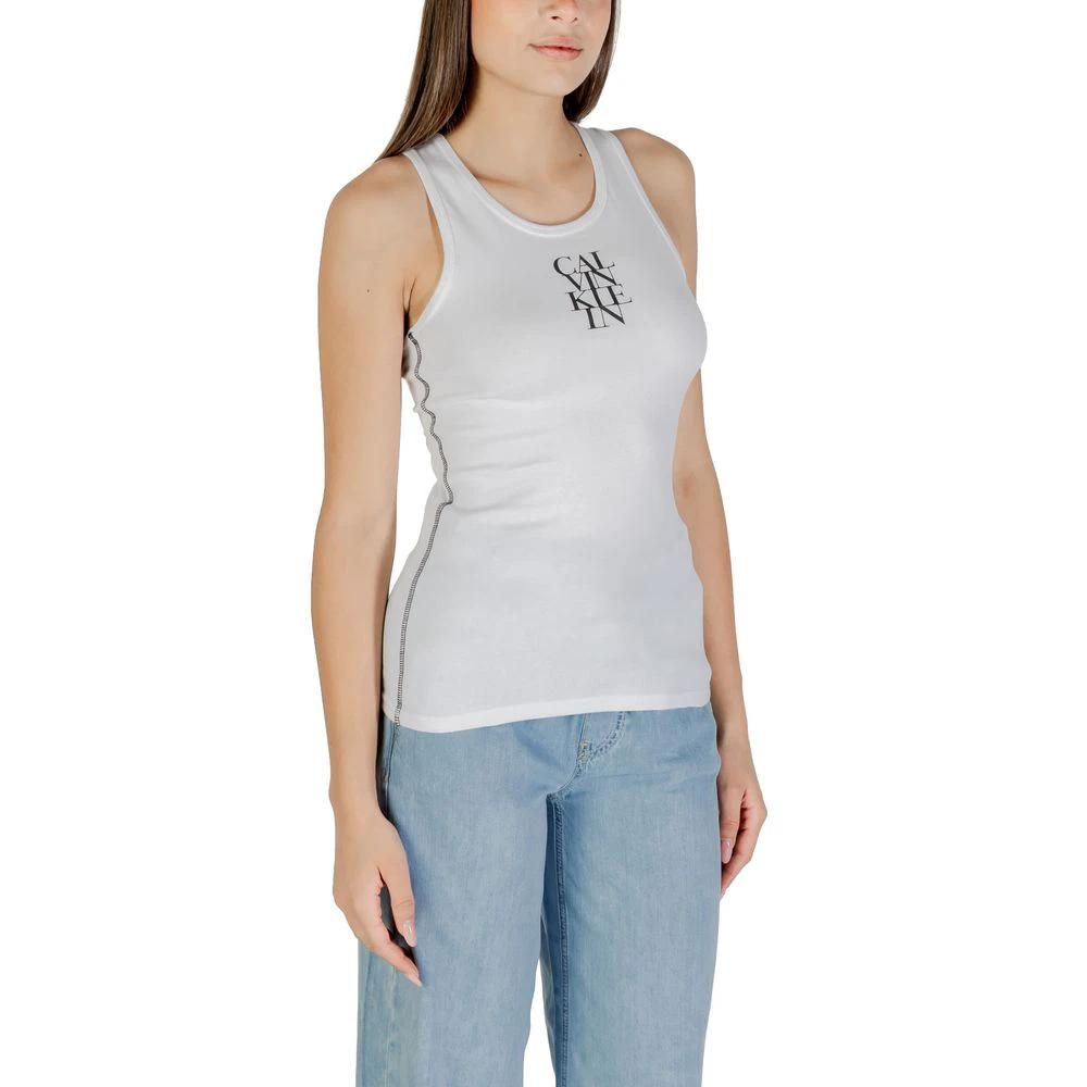 Haut en coton blanc Calvin Klein Jeans