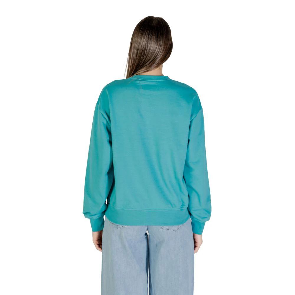 Sweat-shirt bleu en coton Calvin Klein Jeans