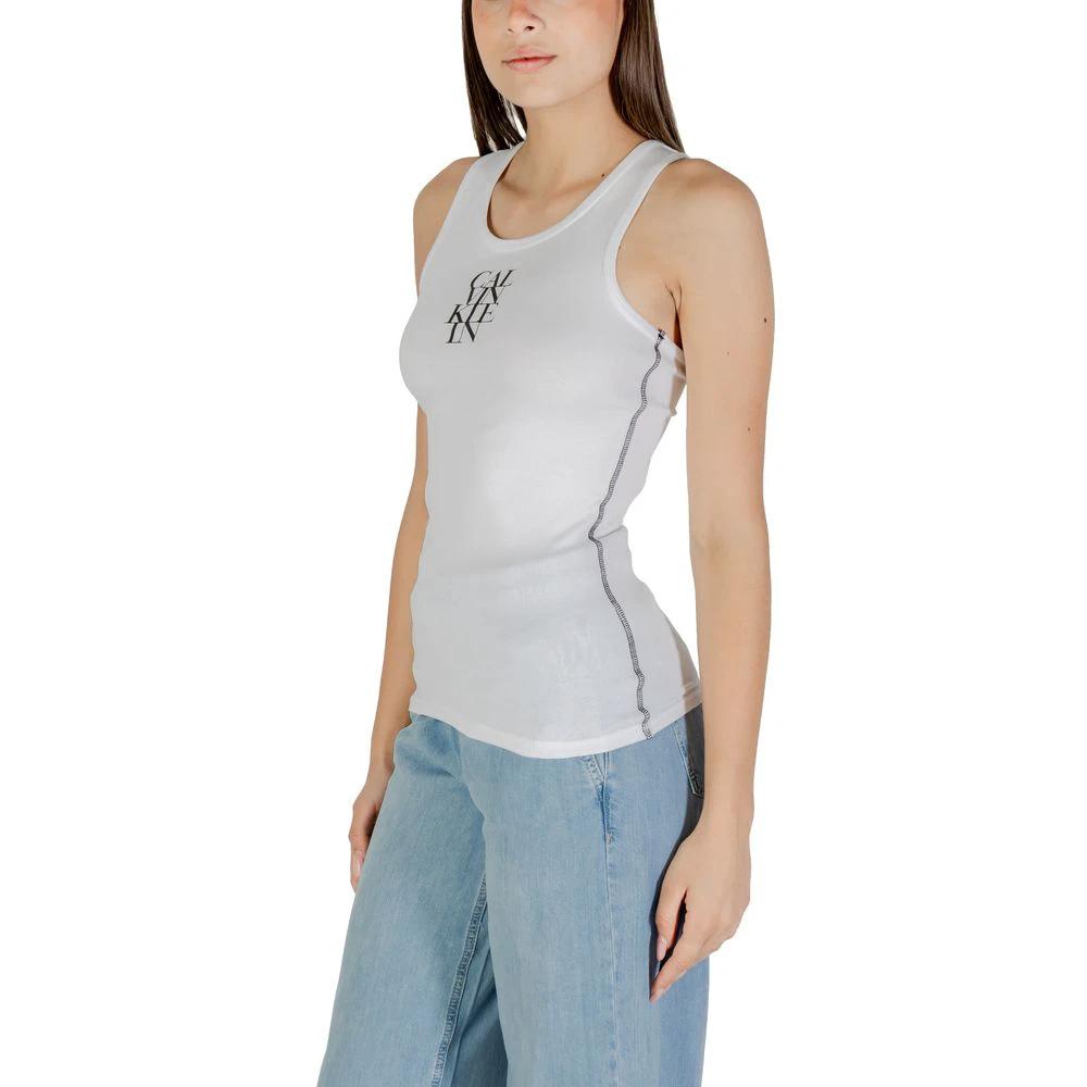 Haut en coton blanc Calvin Klein Jeans
