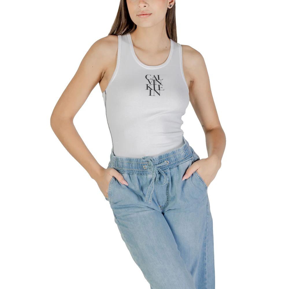 Haut en coton blanc Calvin Klein Jeans