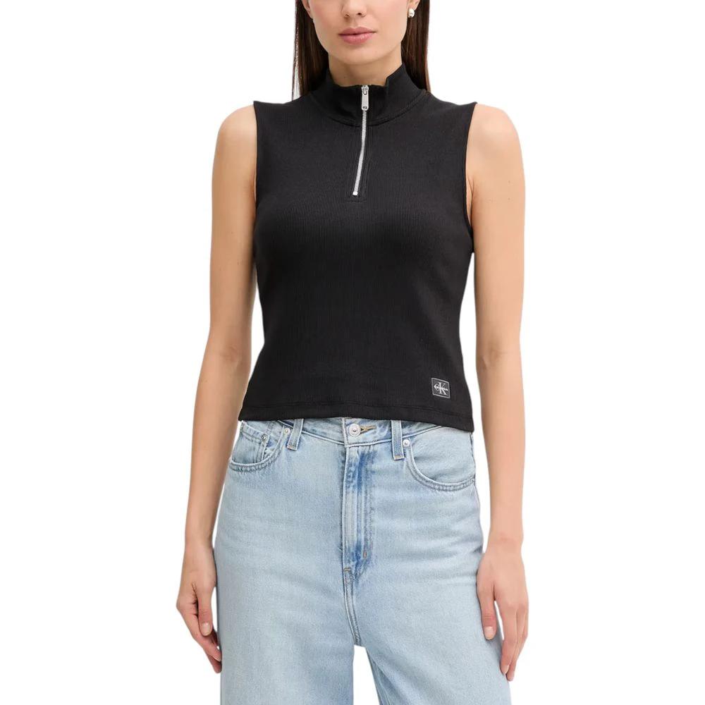 Haut en coton noir Calvin Klein Jeans