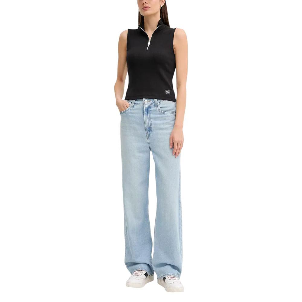 Haut en coton noir Calvin Klein Jeans