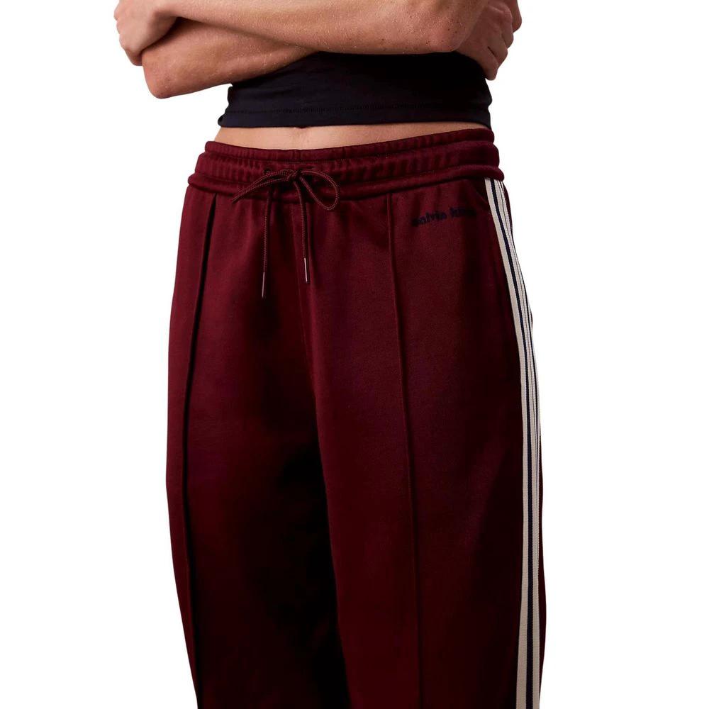 Pantalon de jogging en coton bordeaux Calvin Klein Jeans (pantalon de sport)