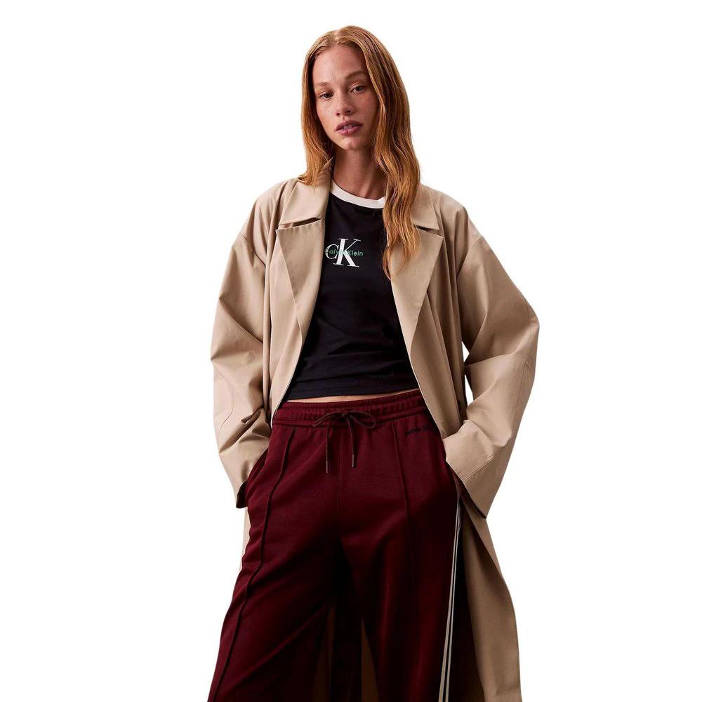 Pantalon de jogging en coton bordeaux Calvin Klein Jeans (pantalon de sport)