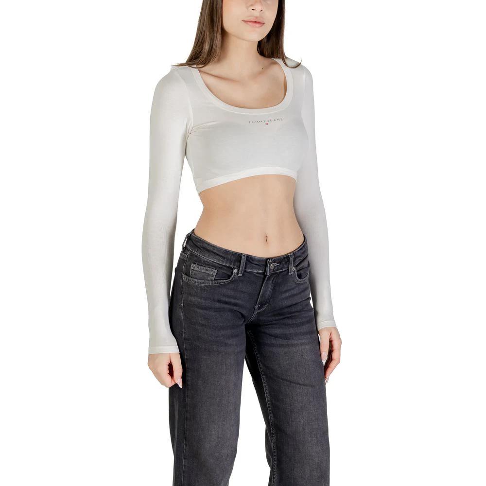 Vêtements de sport Tommy Hilfiger Jeans blancs en coton recyclé