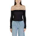 T-shirt à manches longues Tommy Hilfiger Jeans noir en coton recyclé
