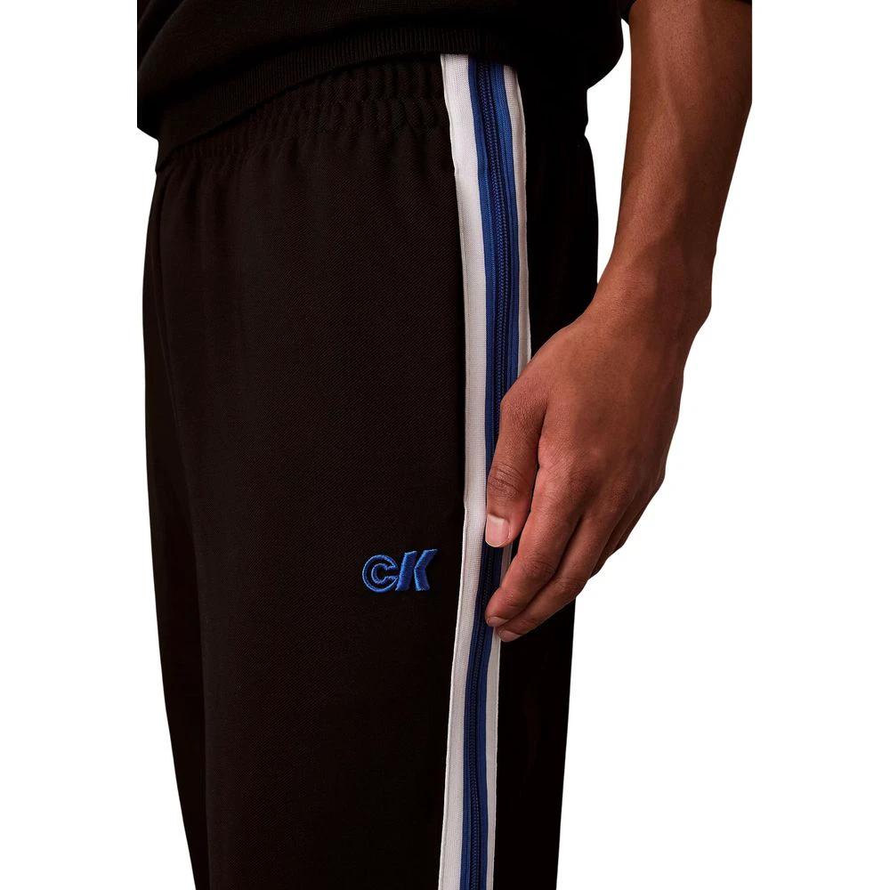 Pantalon de jogging Calvin Klein Jeans noir en polyester (pantalon de sport)