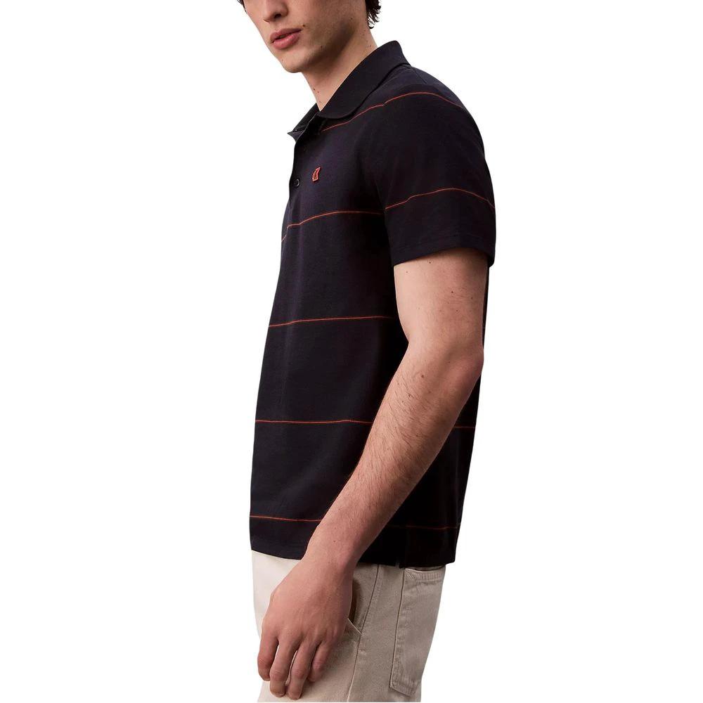 Polo bleu en coton Calvin Klein Jeans